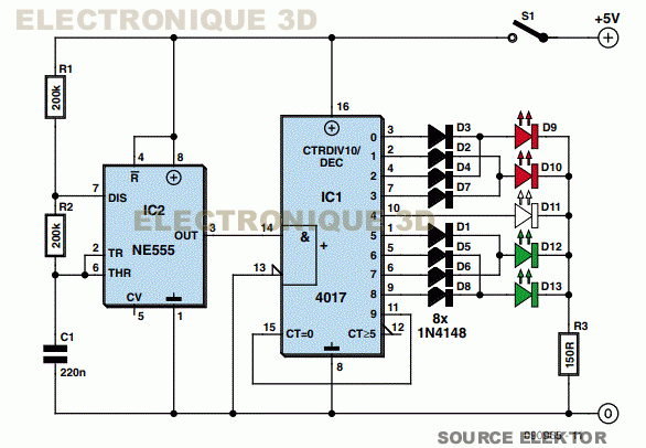 Fusible Electronique - Montage électronique Divers - Schéma