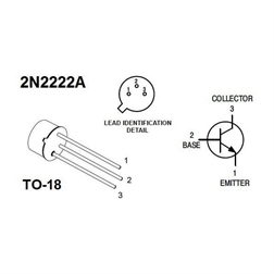 Boitier transistor 2N2222
